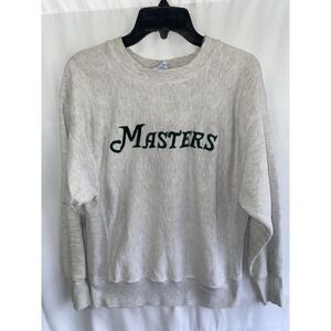 Vintage Masters Sweatshirt Augusta National Golf Club Reverse Weave Style Rugged